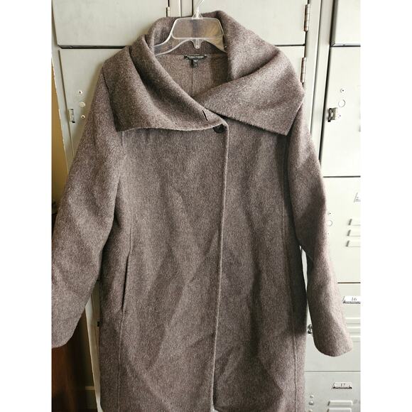 Eileen Fisher gray alpaca wool shrug coat - size small - Picture 1 of 6